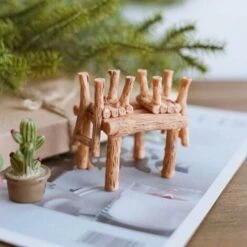 HIASDFLS Set Di Sedie Da Tavolo In Miniatura Set Di Ornamenti Per Mobili Da Giardino In Resina Carina Con Decorazioni Micro Paesaggistiche -Giardino di Lusso 59010382 3