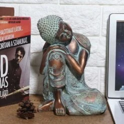 Sculture Di Mandala, Statuetta Di Buddha, Decorazione Da Meditazione, Colore Bronzo, Scultura Antiruggine, Decorazione Per Interni/esterni Per Giardino -Giardino di Lusso 63853318 5