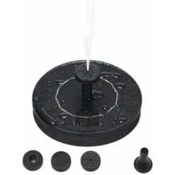 FONTANA SOLARE DA GIARDINO POMPA GALLEGGIANTE DECORATIVA PER LAGHETTO STAGNO -Giardino di Lusso 64002779 3