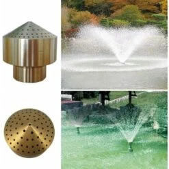 Kueatily 1/4''1/2''3/4''1''3/2''2'' Ottone Fontana Spruzzatore Spruzzatore Testa Spruzzatore Per Giardino Stagno Parco Divertimenti Biblioteca Home Decor Museo(1/2) -Giardino di Lusso 64674468 4