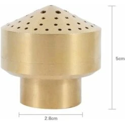Kueatily 1/4''1/2''3/4''1''3/2''2'' Ottone Fontana Spruzzatore Spruzzatore Testa Spruzzatore Per Giardino Stagno Parco Divertimenti Biblioteca Home Decor Museo(3/4) -Giardino di Lusso 64677414 3
