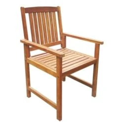 Set Da Pranzo Da Giardino 5 Pz In Legno Massello Di Acacia VidaXL -Giardino di Lusso 6474733 5