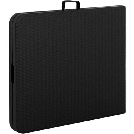 Tavolo Pieghevole Nero Da Esterno Tavolo Richiudibile Grande 150 Kg 5 Tavolo Pieghevole Nero Da Esterno Tavolo Richiudibile Grande 150 Kg - immagine 3