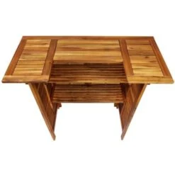 Set Da Bar Per Giardino 3 Pz In Legno Massello Di Acacia VidaXL -Giardino di Lusso 65642613 5