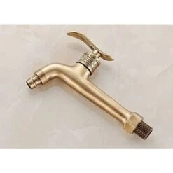 Manico Lungo Rubinetto In Ottone Antico Rubinetto Freddo Rubinetto Per Bagno Mop Piscina Lavatrice Decorazione Da Giardino Rubinetto Per Tubo Da Giardino -Giardino di Lusso 66560471 3