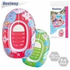 Bestway Canotto Gonfiabile Fantasia Balena - 102x69 Cm