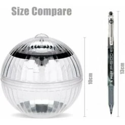 GroupM IT2pcs Outdoor Water LED Landscape Light Piscina Esterna Galleggiante Solar Light 12V -Giardino di Lusso 69492285 4