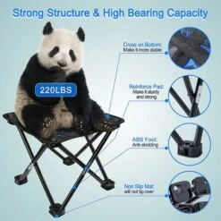 Sgabello Da Campeggio Sgabello Pieghevole Portatile Sedia Portatile Mini Sgabello Pieghevole Sgabello Da Pesca Per Adulti Pesca Escursionismo Giardinaggio E Spiaggia Con Borsa Per Il Trasporto -Giardino di Lusso 69715621 3