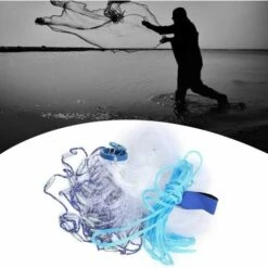 Rete Da Pesca Con Trappola Per Esche, Rete Da Pesca In Monofilamento Di Nylon In Stile Americano Rete Da Lancio Per Esterni A Mano Rete Da Pesca Trappola Per Esche Strumento Per Rete Da Pesca -Giardino di Lusso 69715690 4