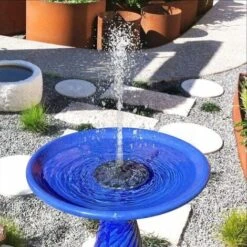 Fontana Solare Galleggiante All'aperto, Pompa Solare Per Laghetto Con 6 Ugelli Per Fontana Da Giardino Per Acquario Con Vasca Per Uccelli -Giardino di Lusso 69717367 4