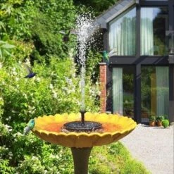 Fontana Solare Galleggiante All'aperto, Pompa Solare Per Laghetto Con 6 Ugelli Per Fontana Da Giardino Per Acquario Con Vasca Per Uccelli -Giardino di Lusso 69717367 5