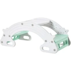 HOMCOM Set 2 In 1 Dondolo E Tavolo E Sedie Per Bambini Con 2 Seggiolini, In HDPE, 100x54x42 Cm