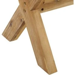 Sgabello Da Esterno In Cemento Grigio Con Struttura In Legno Olbia -Giardino di Lusso 70338565 5