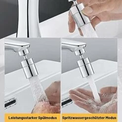 Aeratore Per Rubinetto Girevole Da 720 Gradi Aeratore Per Rubinetto Con Filtro Antispruzzo Universale 22mm Femmina E 24mm Maschio Accessori Per Rubinetto Da Cucina/bagno -Giardino di Lusso 71379396 3