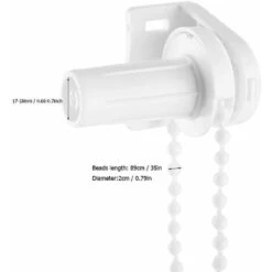 Gruppo Frizione Roller Shade Chain Bead Regolabile Per Shade Curtain Sheer Tube Kit Accessori 17mm Staffa Ruota Frizione Kit Riparazione Puleggia Laterale Alta Qualità -Giardino di Lusso 71379954 3