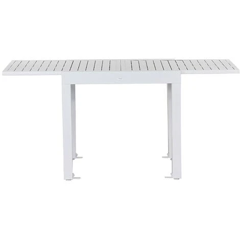 Tavolo Estensibile Da Giardino In Alluminio 82-163 Cm Lipari Bianco 4 Tavolo Estensibile Da Giardino In Alluminio 82-163 Cm Lipari Bianco - immagine 2