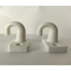 Ganci A Pavimento Per Tende Da Sole Esterne A Caduta Ricambio Vari Colori Coppia