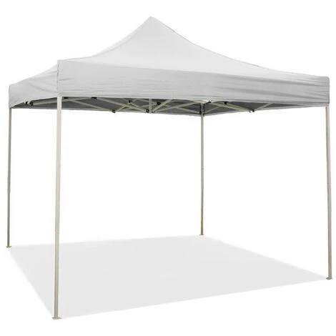 Gazebo Pieghevole Richiudibile Telescopico 3x3 M. Telo Bianco Per Mercato Fiera Manifestazioni Sagra Campeggio Giardino Telo Plastificato Impermeabile Anti Pioggia 3 Gazebo Pieghevole Richiudibile Telescopico 3x3 M. Telo Bianco Per Mercato Fiera Manifestazioni Sagra Campeggio Giardino Telo Plastificato Impermeabile Anti Pioggia