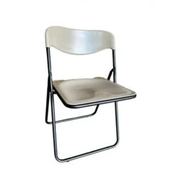 Mc SEDIA PIEGHEVOLE MODELLO TORTORA TELAIO IN PATALLE SEDIA IN POLOPROPILENE
