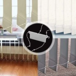 Catena Per Ciechi Verticali Da 20 M - Accessori Per Tende Verticali E 5 Connettori Per Cavi Ciechi -Giardino di Lusso 75983349 3