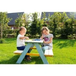 Pinolino Tavolino Da Picnic Per Bambini Per 4, 2 Panche E 1 Tavolo -Giardino di Lusso 78993023 2