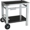 Cook'in Garden Media M Carrello Per Barbecue, Colore Nero/Argento -Giardino di Lusso 78993776 1