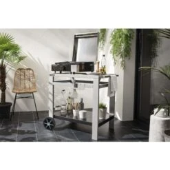 Cook'in Garden Media M Carrello Per Barbecue, Colore Nero/Argento -Giardino di Lusso 78993776 3