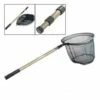 Trade Shop - Rete Pesca Pieghevole Con Manico Telescopico In Allumino Estensibile Guardino