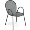 EMU Sedia Con BRACCIOLI Ronda Art. 116 Colore Grigio Antico , Per Uso Esterno , Made In Italy -Giardino di Lusso 79247652 1