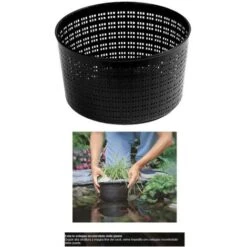Multipack Da 5 Cesti Per Piante Acquatiche Rotondi Dimensioni 21,5 Cm Cadauno -Giardino di Lusso 7999057 4