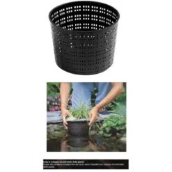 Multipack Da 5 Cesti Per Piante Acquatiche Rotondi Dimensioni 12,5 Cm Cadauno -Giardino di Lusso 7999058 3
