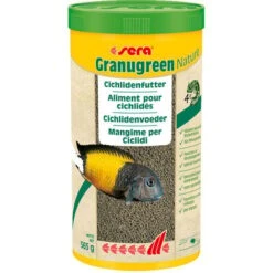 Sera Nature Granugreen 1000ml/565g - Mangime Completo Per Ciclidi Dell