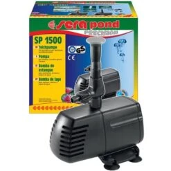 Sera Pond Precision SP 1500 - Pompa Per Laghetto Completa Di Giochi D'acqua - Portata 1650L/H Consumo 50watt