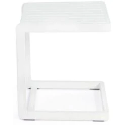 Tavolino Konnor Bianco 40x40cm 662287 -Giardino di Lusso 80856650 3