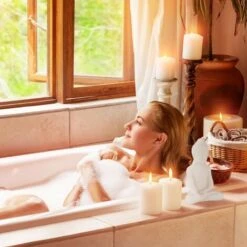 Relaxdays Statua Del Buddha Seduto, Figura H:17 Cm, Per Interni Ed Esterni, Resistente Alle Intemperie, In PVC, Bianco -Giardino di Lusso 80857192 3