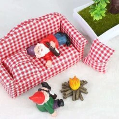 Statue Di Gnomi Da Giardino, Decorazione Artistica Da Giardino All'aperto ， 3 Statue Di Barba Bianca Uso Di Figurine Di Gnomi Per Decorazioni Da Giardino Su Prato, Ornamenti In Resina, Impermeabile-RE -Giardino di Lusso 80961285 4