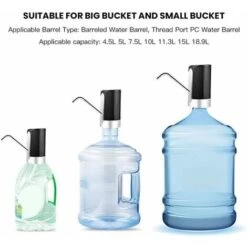 Pompa Dell'acqua Potabile Distributore Di Acqua Elettrico Automatico Sistema Di Pompaggio Alimentazione Idrica Di Ricarica USB READCLY -Giardino di Lusso 80961356 3