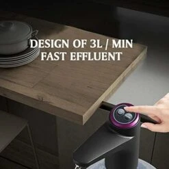 Distributore D'acqua, Pompa Elettrica Per Acqua Potabile, Pompa Elettrica Per Bottiglia D'acqua, Distributore Automatico Di Acqua Elettrica, Pompa Per Erogatore D'acqua Ricaricabile Wireless USB READC -Giardino di Lusso 80961535 2