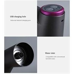 Distributore D'acqua, Pompa Elettrica Per Acqua Potabile, Pompa Elettrica Per Bottiglia D'acqua, Distributore Automatico Di Acqua Elettrica, Pompa Per Erogatore D'acqua Ricaricabile Wireless USB READC -Giardino di Lusso 80961535 4
