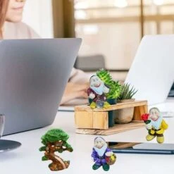 Gnomo Da Giardino Tree House Decor Gnome Tree House Set Outdoor Decor Garden Home Decor Ornamenti Da Fiaba Miniature READCLY -Giardino di Lusso 80961961 5