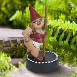 Gnomo Da Giardino Per Esterni Gnomo In Resina Statua Decorazione, Statua Di Gnomo Statuetta Da Giardino Impermeabile, Gnomo Da Giardino Per Decorazione Di Prato, Balcone E Terrazza, 13 Cm × 7 Cm-READC -Giardino di Lusso 80962075 5