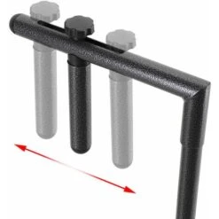 Tavolino Pieghevole Balcone Tavolo Ringhiera Metallo E Polyrattan 60x64 Marrone -Giardino di Lusso 81172374 5