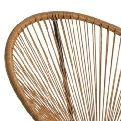 Set Di Mobili Da Giardino IZMIR - Tavolo E 2 Poltrone Con Corda Effetto Rattan -Giardino di Lusso 81211914 4