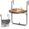 Randaco Tavolo Da Balcone Tavolo Sospeso 60x40cm Tavolo Pieghevole Balcone Tavolo Sospeso Pieghevole Universale -Giardino di Lusso 82454676 1