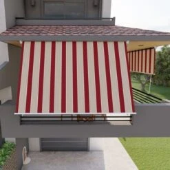 Telo Di Ricambio Per Tenda Da Sole Golisa 300cm Beige Bordeaux -Giardino di Lusso 82815070 4