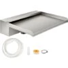 VEVOR Fontana Per Piscina A Cascata, Fontana Per Piscina Rettangolare, Costruita In Acciaio Inossidabile Laghetto Per Cascata, Fontana A Cascata Da Giardino (30x33x8 CM) -Giardino di Lusso 82818311 1