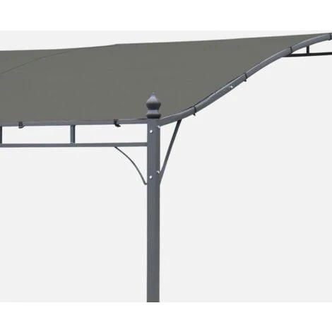 Telo Di Tetto Per Pergola Brestum 3x2,5m Colore Grigio - Telo Di Ricambio Per Pergola, Tela Di Ricambio 4 Telo Di Tetto Per Pergola Brestum 3x2,5m Colore Grigio - Telo Di Ricambio Per Pergola, Tela Di Ricambio - immagine 2
