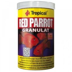 Tropical Red Parrot Granulat 1000ml/400gr - Mangime In Granuli Arricchito Astaxantina Per Red Parrot