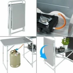 Cucina Da Campeggio 172x52x104cm -Giardino di Lusso 8446138 4