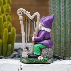 Gnomo Da Giardino Statua Divertente Gnomo In Resina Impermeabile Ornamenti Per Prato Patio Giardino Scultura Divertimento Per Interni O Esterni -Giardino di Lusso 85319137 3